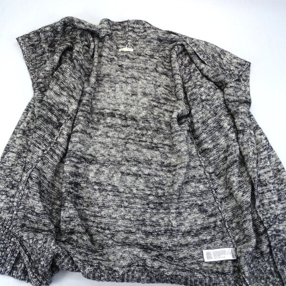 Eileen Fisher Women’s Gray‎ Sz L Baby Alpaca Open Cardigan Sweater Knit Jacket - Picture 2 of 7